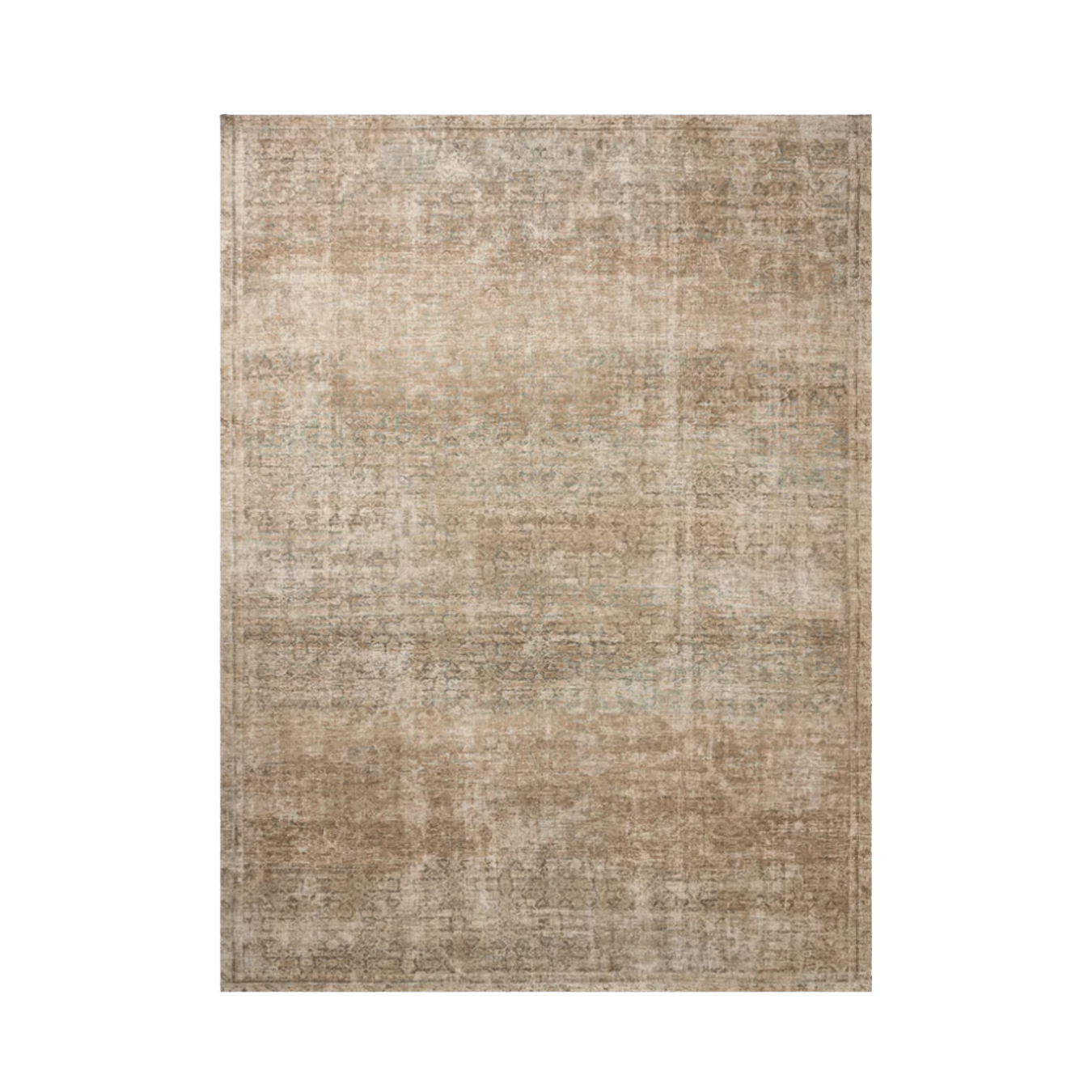 Cambria Ocean/Brick Rug - LC Design Co. Shoppe