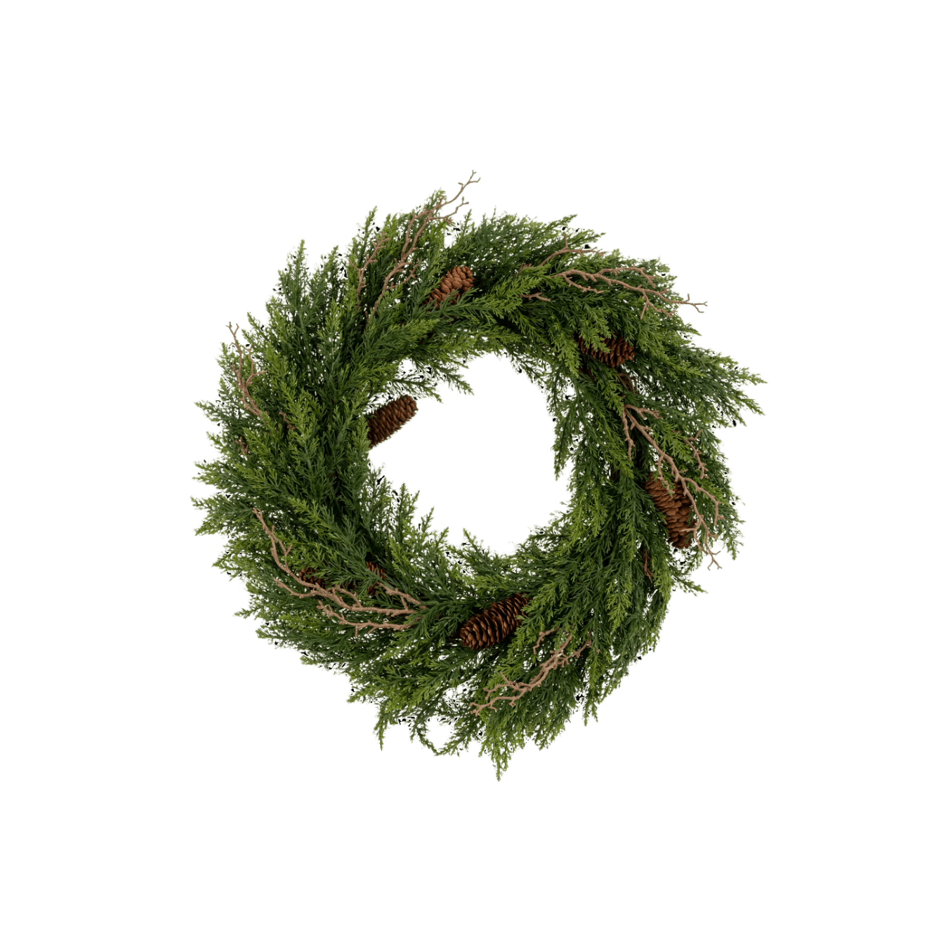 Conifer Wreath - LC Design Co. Shoppe