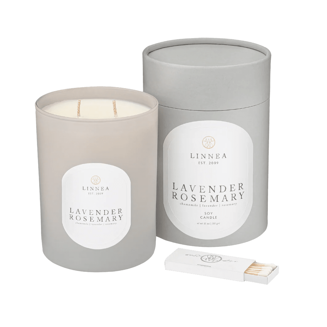 Linnea Candle - Lavender Rosemary - LC Design Co. Shoppe