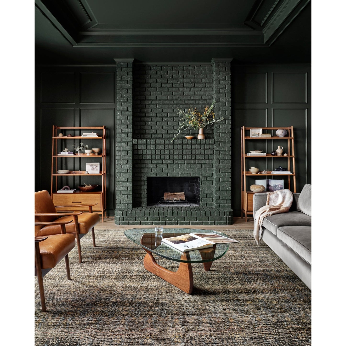 Amara Charcoal/Lagoon Rug - LC Design Co. Shoppe