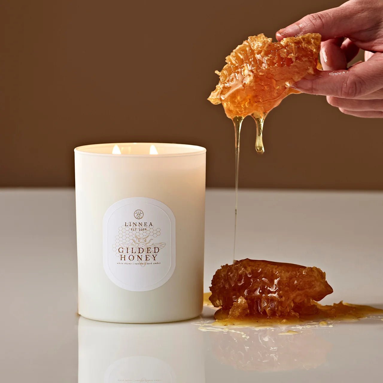 LINNEA Candle - Gilded Honey - LC Design Co. Shoppe