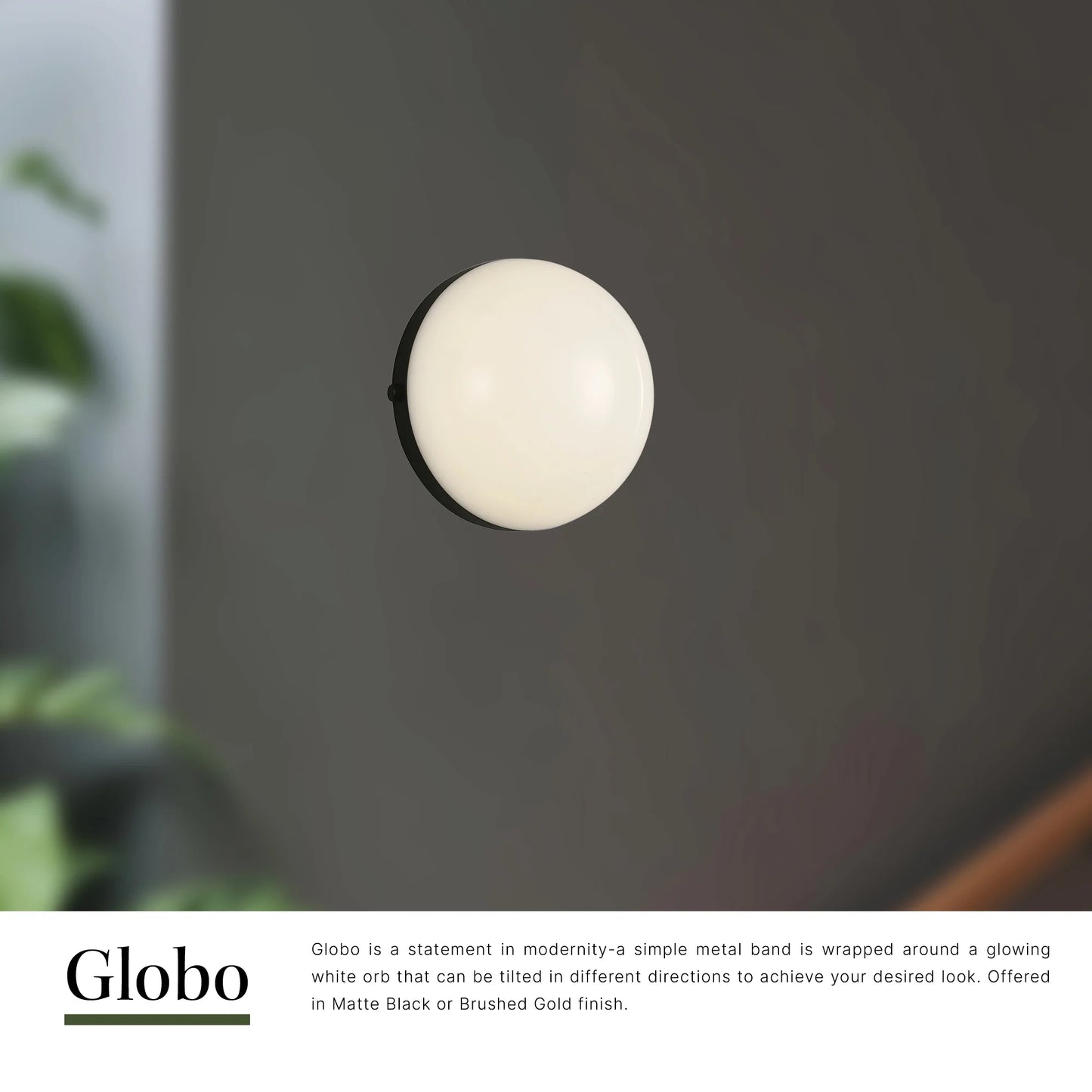 Globo 7-in Wall/Vanity Light - LC Design Co. Shoppe