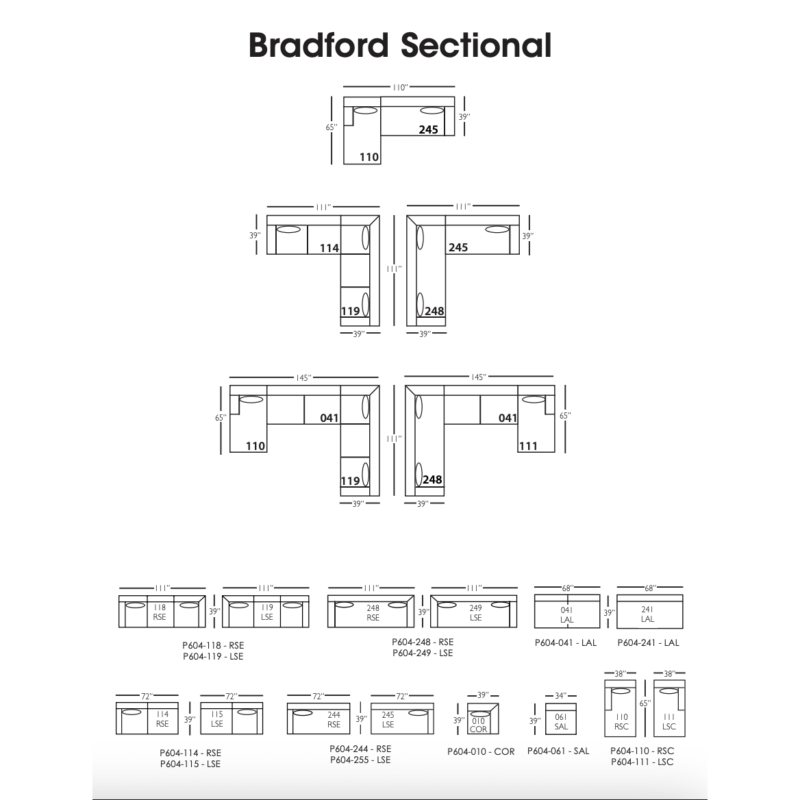 Bradford Sectional - LC Design Co. Shoppe