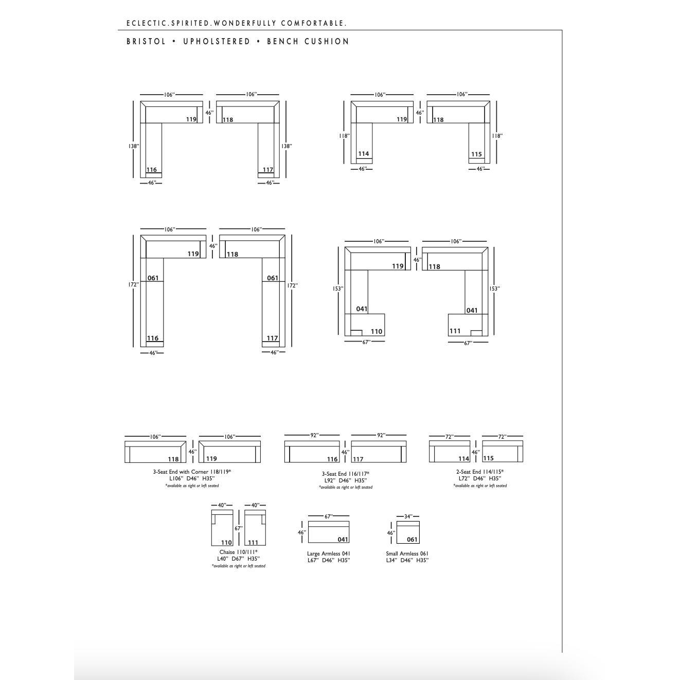 Bristol Sectional
