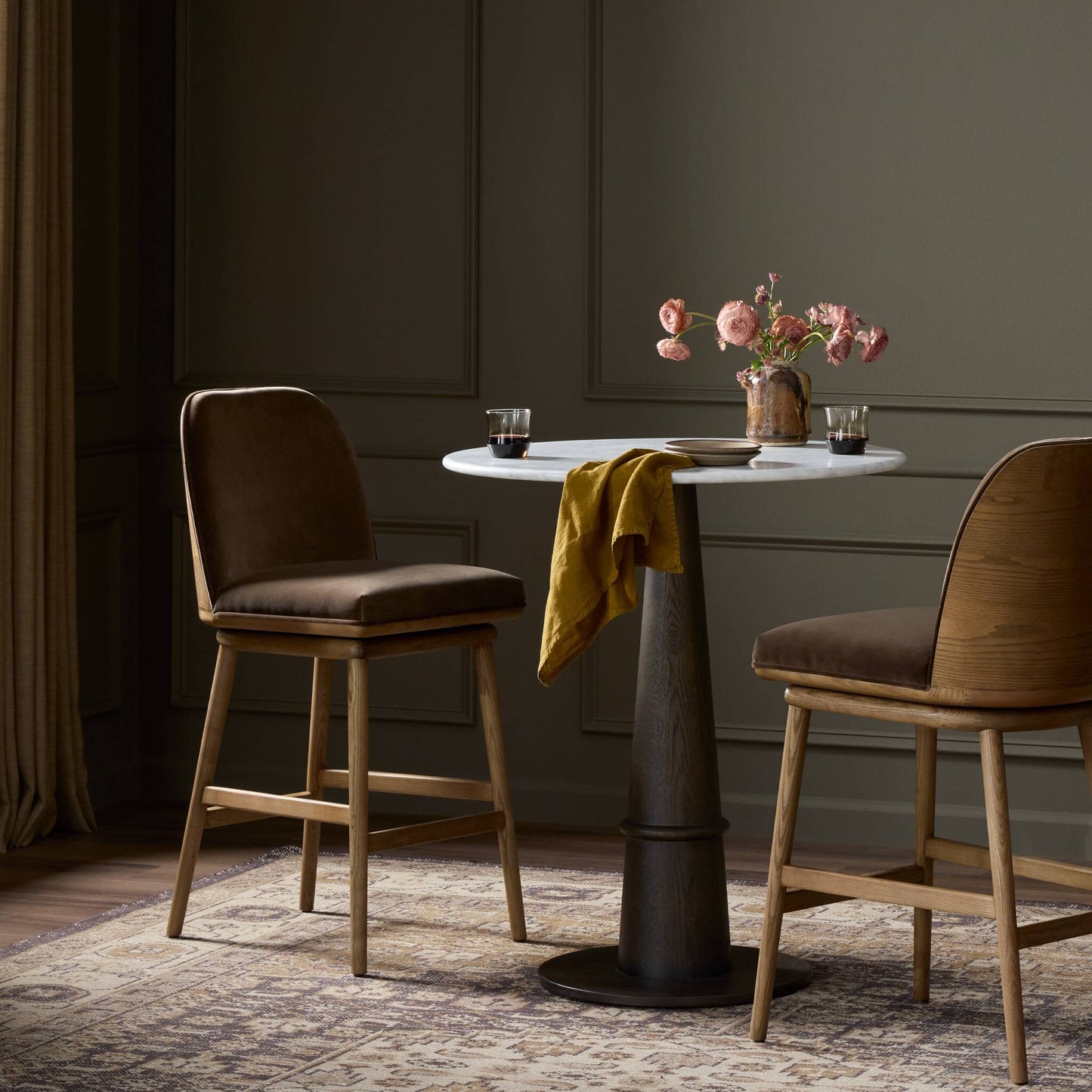 Camden Swivel Bar Stool