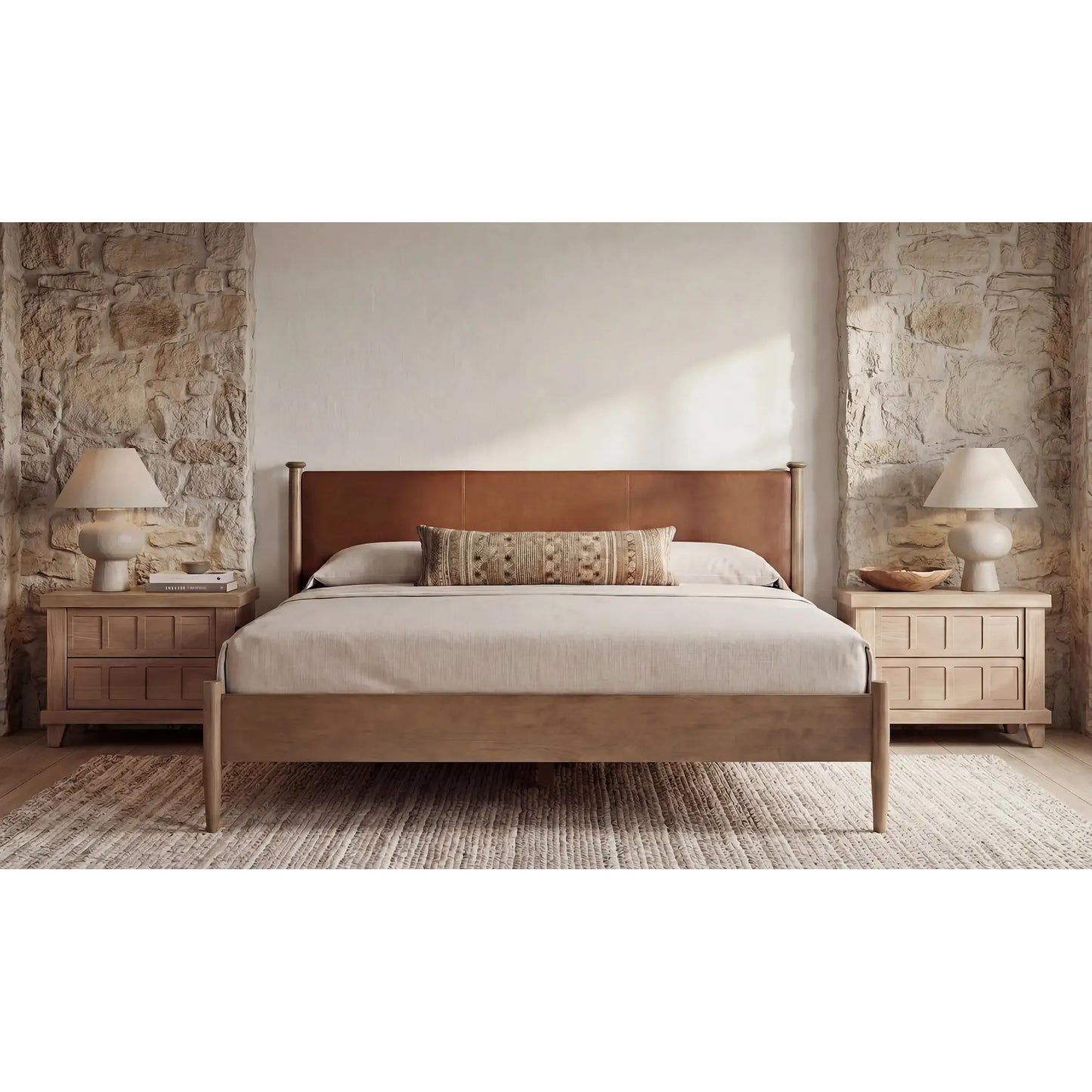 Crosby Bed Brown - LC Design Co. Shoppe