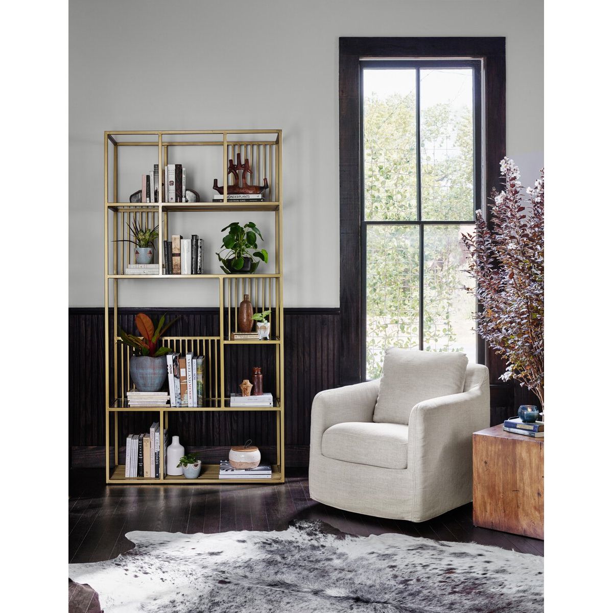 Banks Slipcover Swivel Chair - LC Design Co. Shoppe