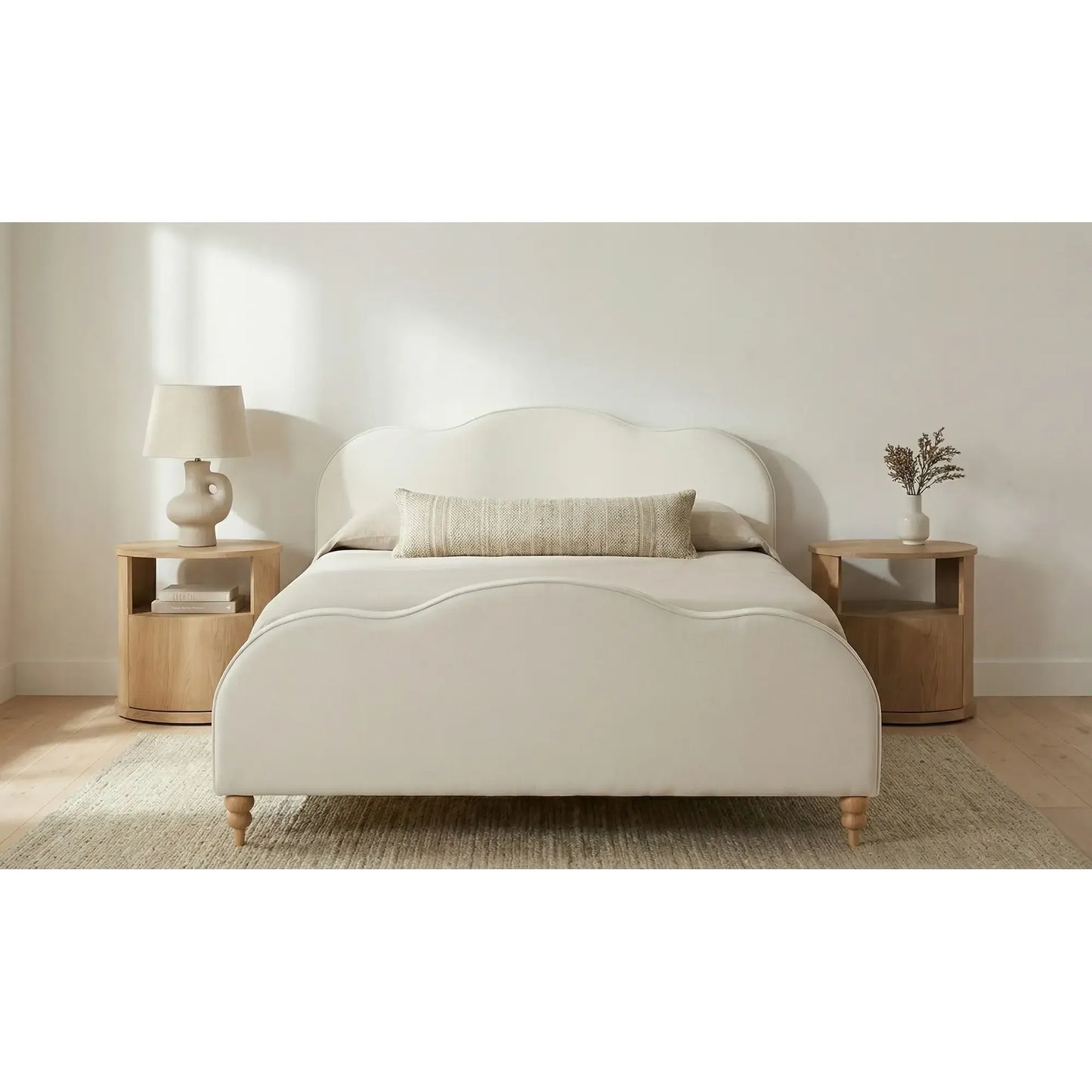 Jacqueline Bed Cream - LC Design Co. Shoppe
