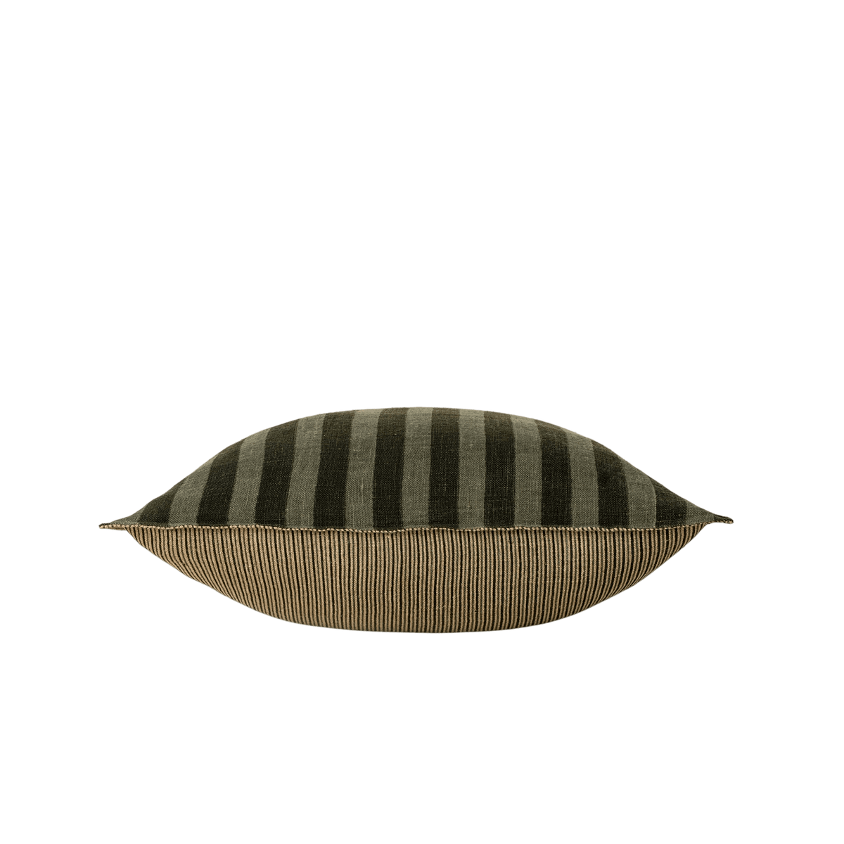 Sage Stripe Double Sided Linen Pillow - LC Design Co. Shoppe