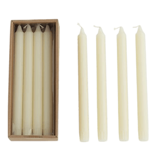 Natural Taper Candlesticks - (Set of 12) - LC Design Co. Shoppe