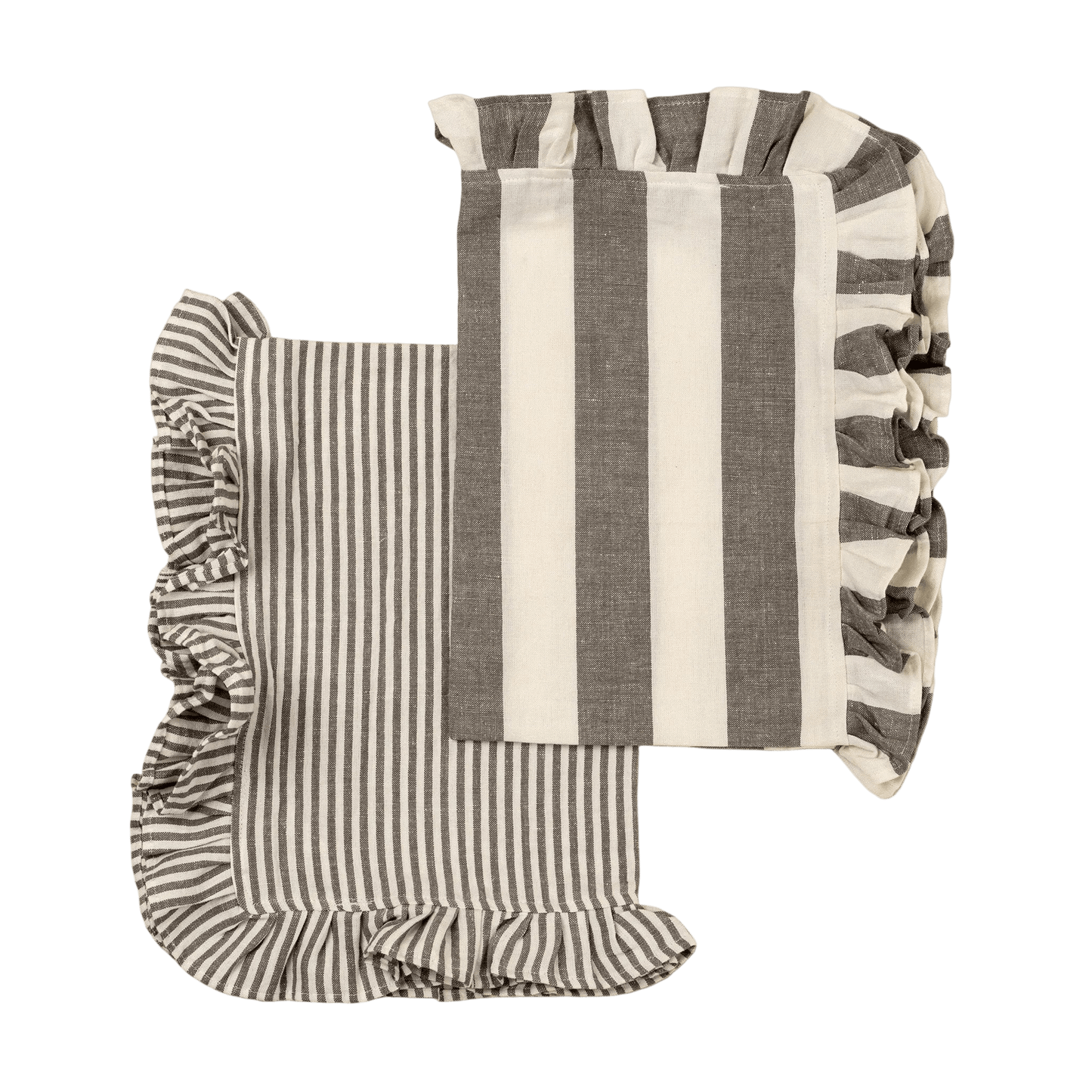 Ruffle Stripe Tea Towels - LC Design Co. Shoppe