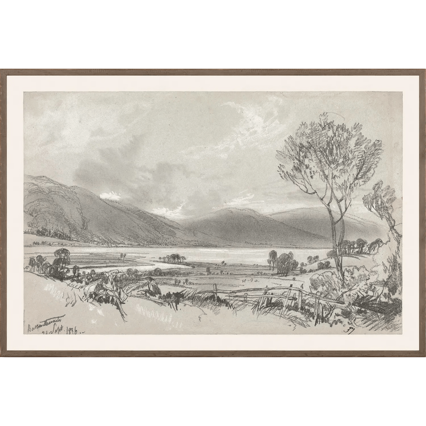 Folio Graphite Landscape Art - LC Design Co. Shoppe