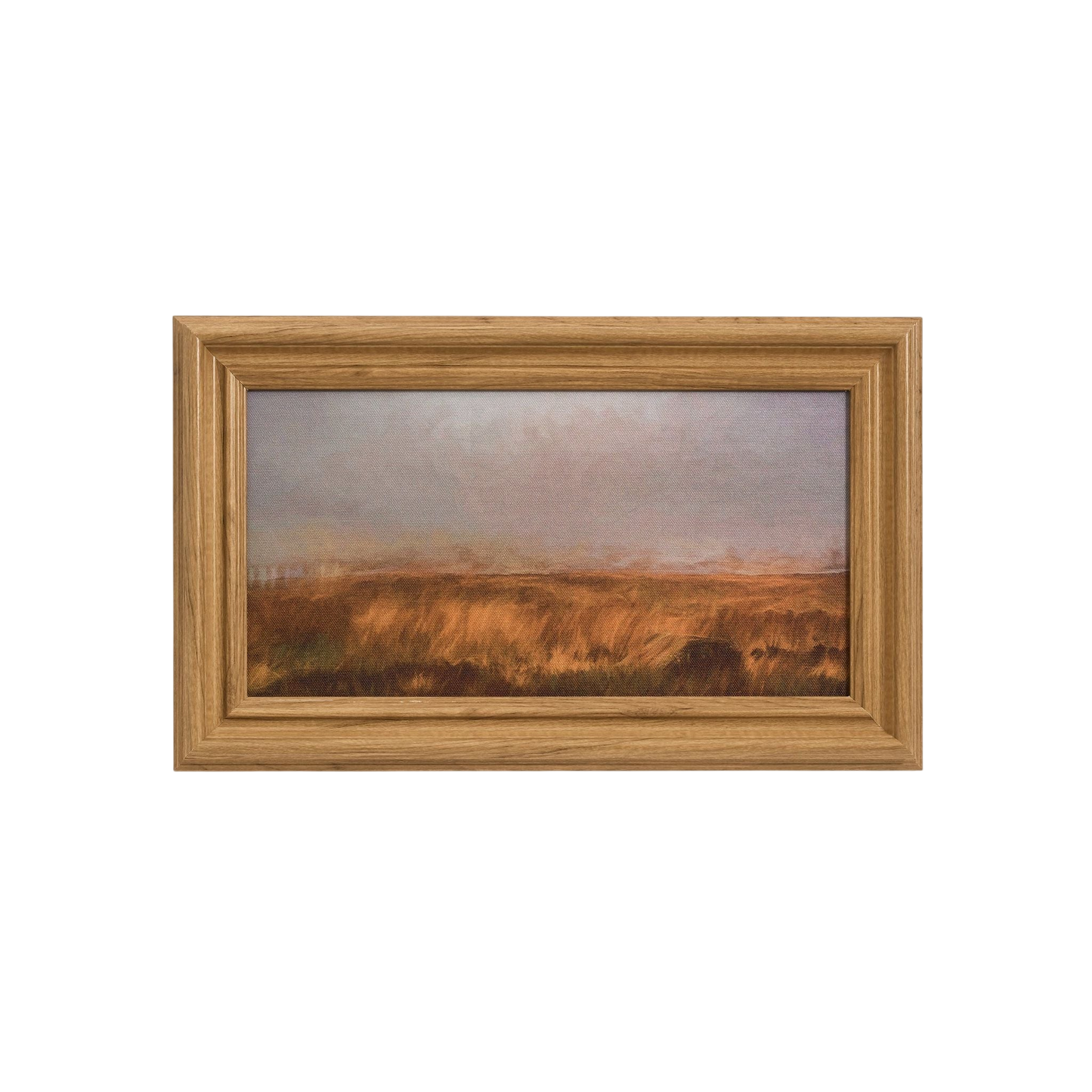 Framed Canvas Wall Art – Dry Fields