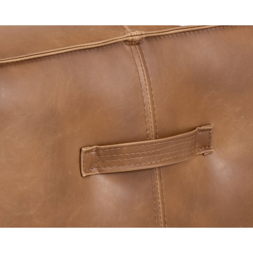 Aspen Ottoman - Tobacco Tan - LC Design Co. Shoppe