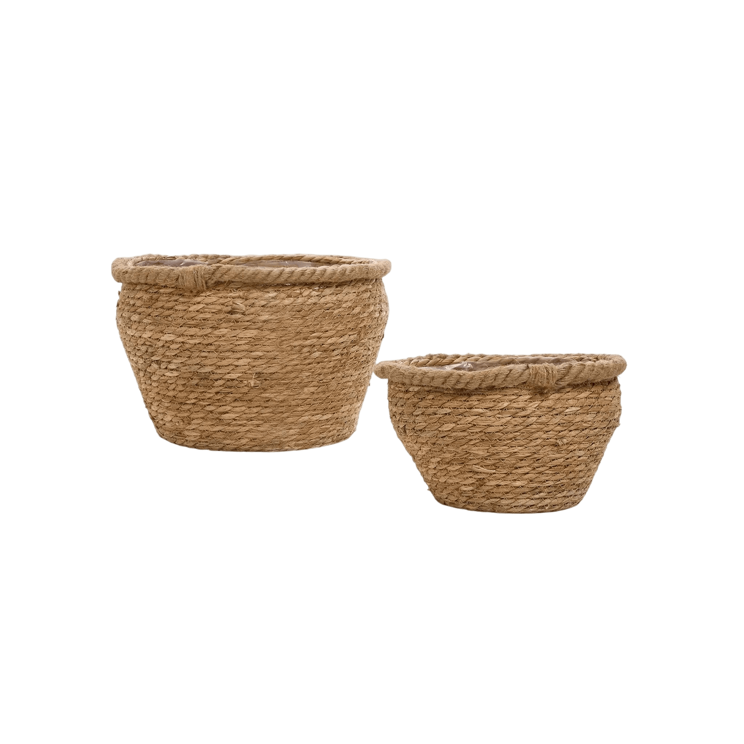 Small Grass Basket Planter - LC Design Co. Shoppe