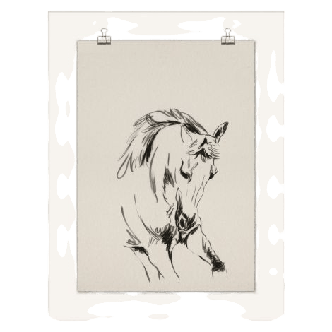 Sketch of The Heard Framed Print - LC Design Co. Shoppe