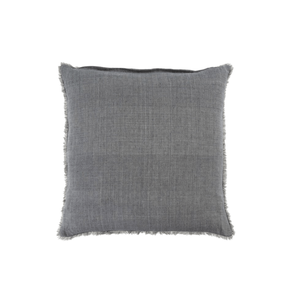 Lina Linen Pillow - Steel Grey - LC Design Co. Shoppe