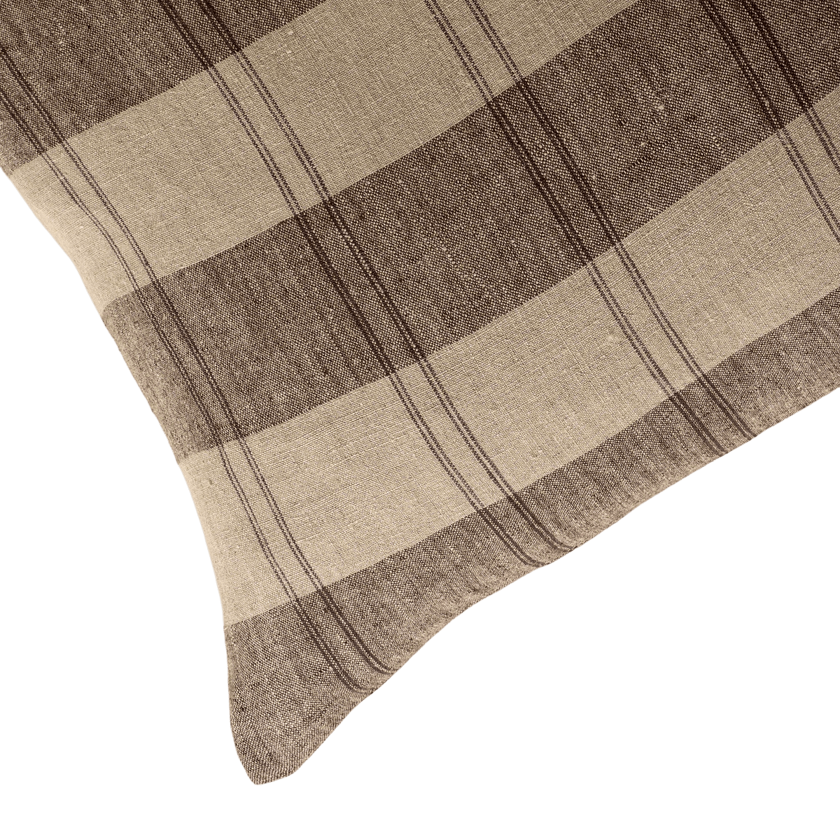 Fieldstone Plaid Linen Pillow - LC Design Co. Shoppe