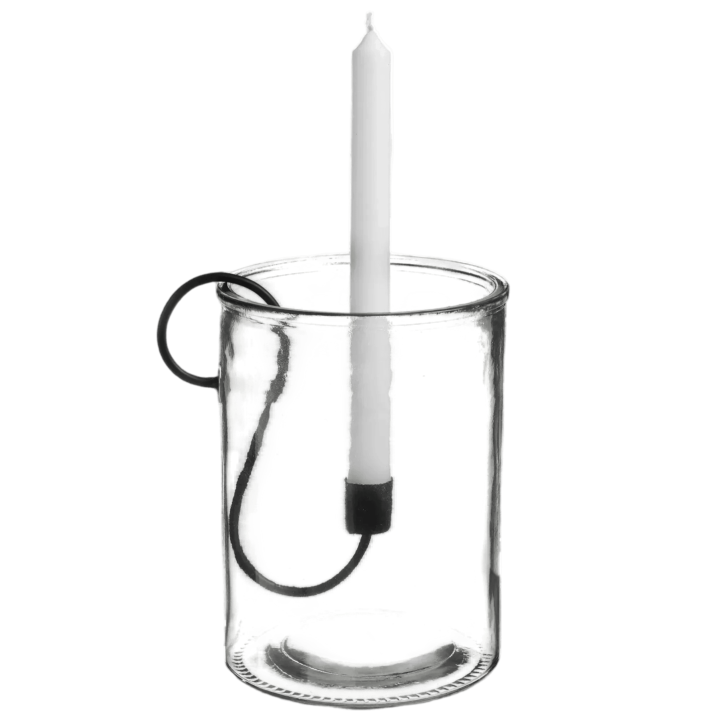 Large Glass & Metal Candle Holder - LC Design Co. Shoppe