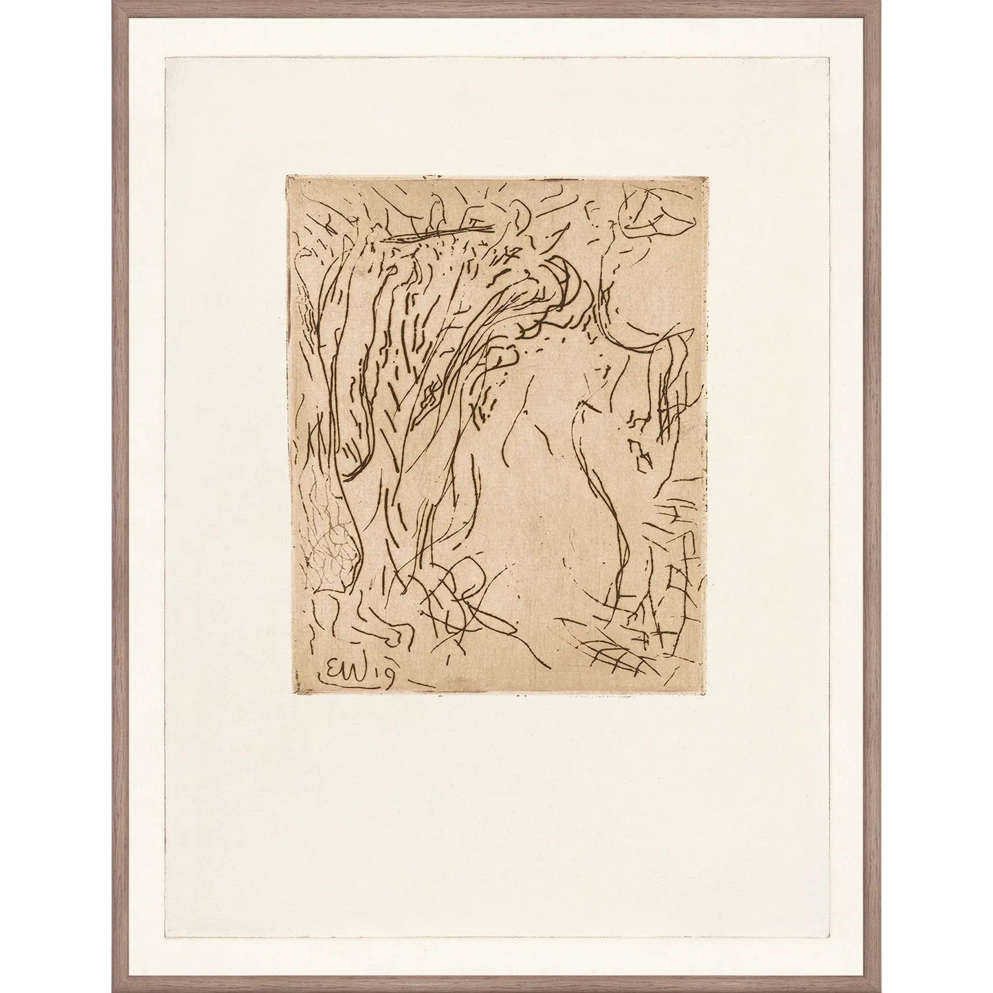Mezzotint Composition Art