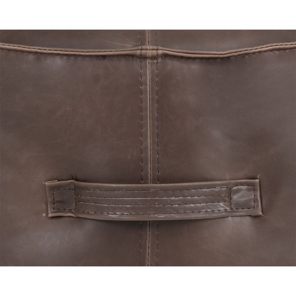 Mary Ottoman-Havana Dark Brown - LC Design Co. Shoppe
