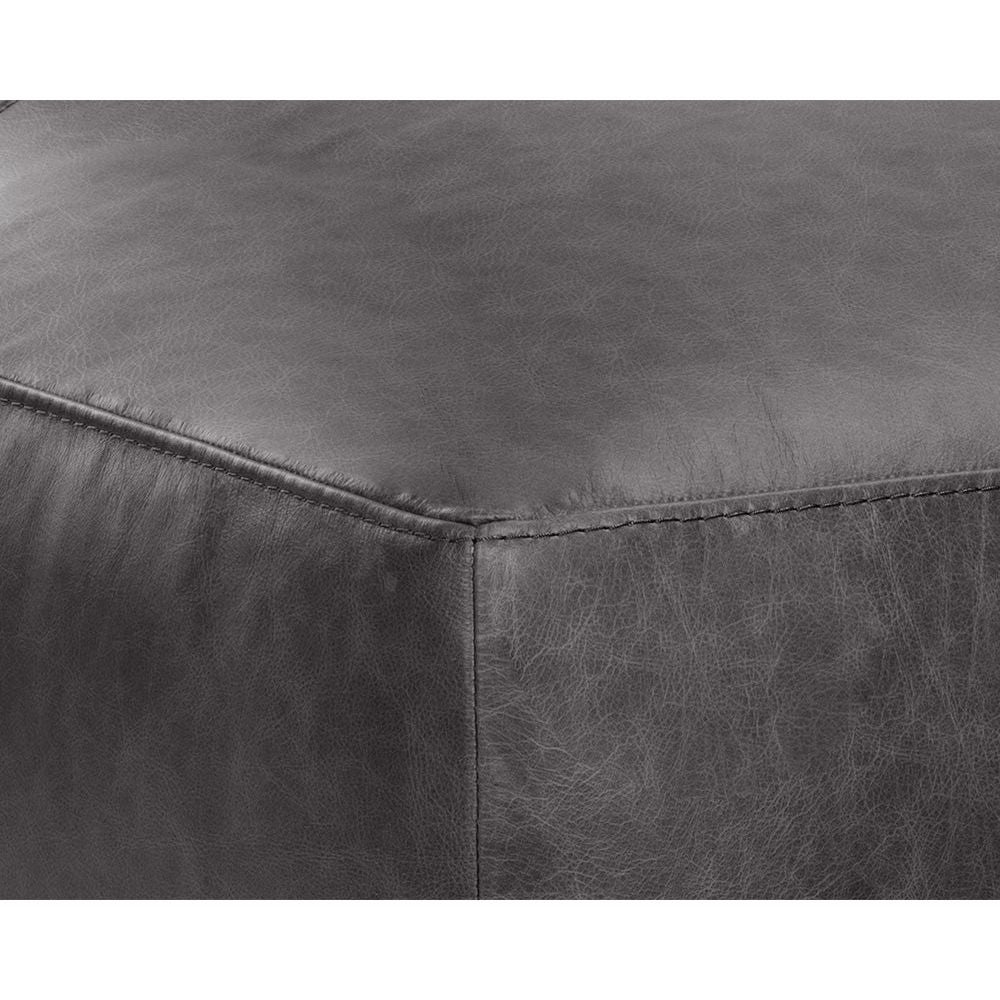 Wendy Modular-Ottoman-Marseille Black Leather