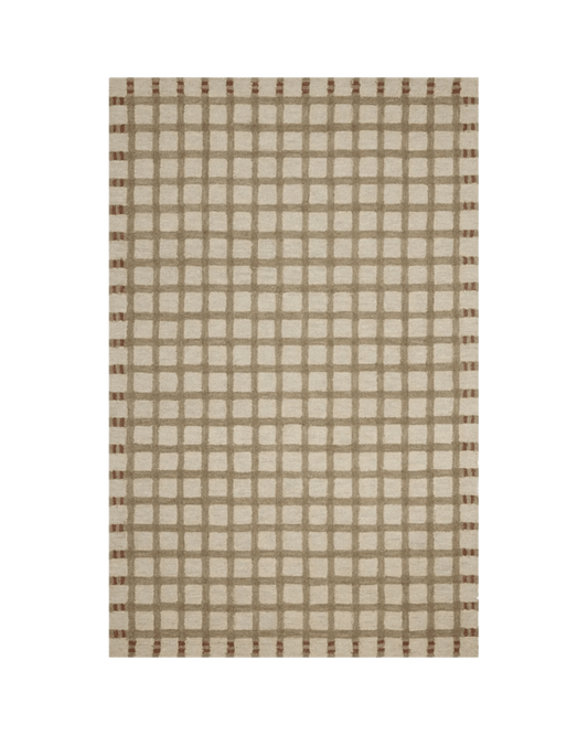 Waylon Natural/Rust Rug - LC Design Co. Shoppe