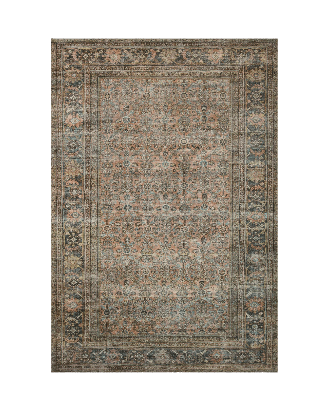 Adrian Terracotta/Multi Rug - LC Design Co. Shoppe