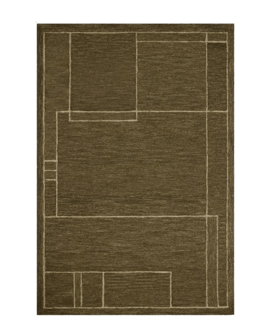Barrow Olive/Natural Rug - LC Design Co. Shoppe