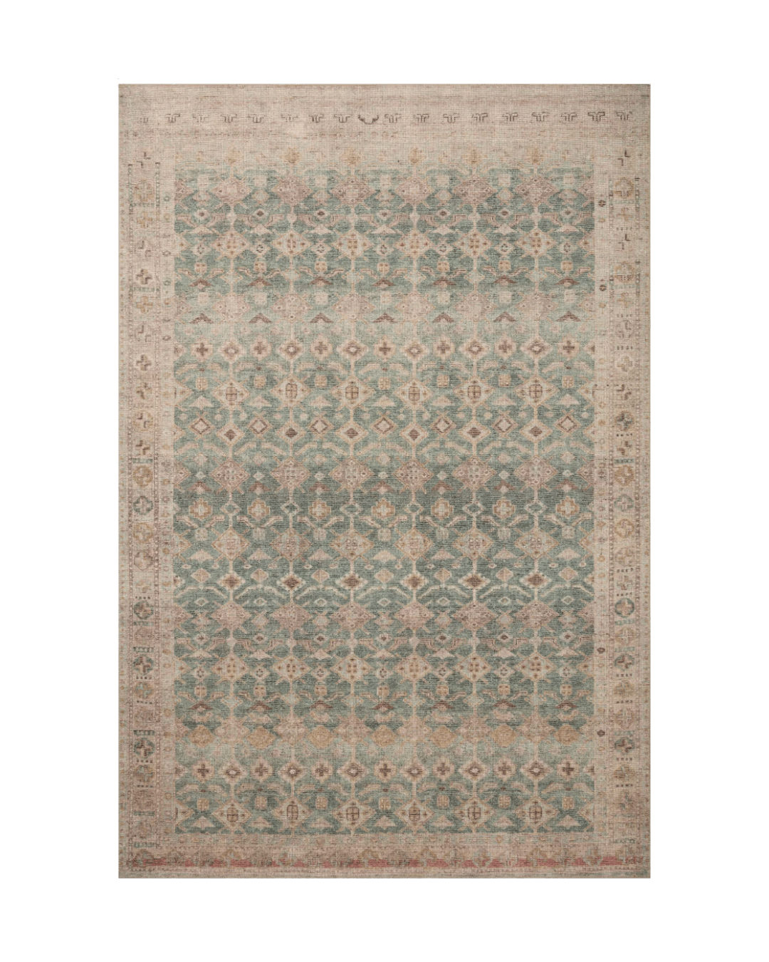 Aubrey Aqua/Sand Rug - LC Design Co. Shoppe
