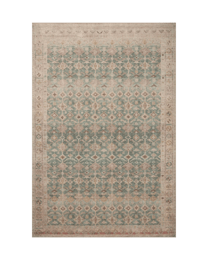 Aubrey Aqua/Sand Rug - LC Design Co. Shoppe