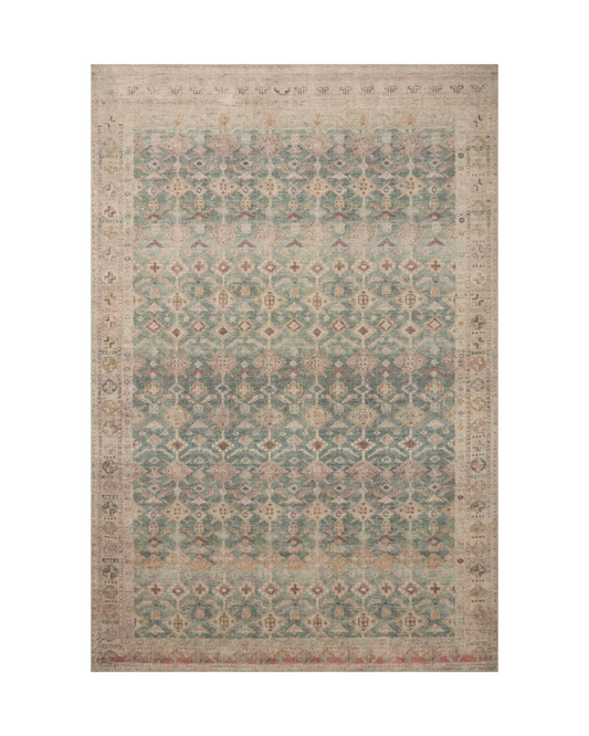 Aubrey Aqua/Sand Rug