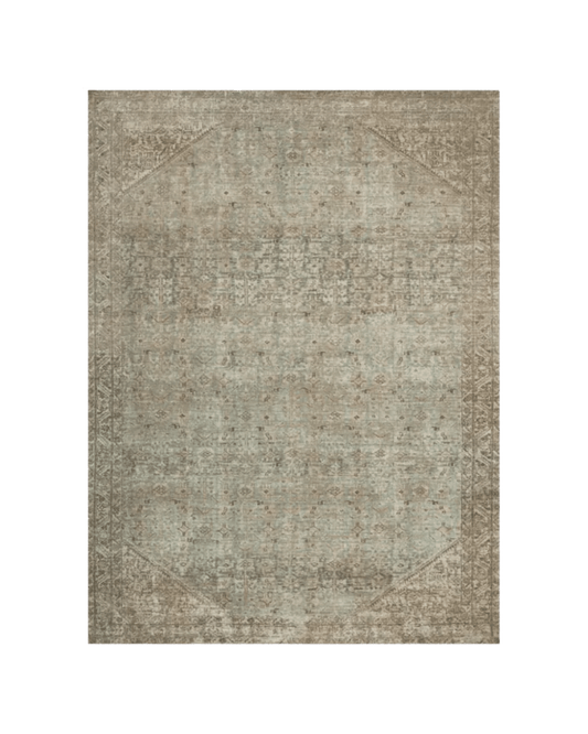 Cambria Aqua/Natural Rug - LC Design Co. Shoppe