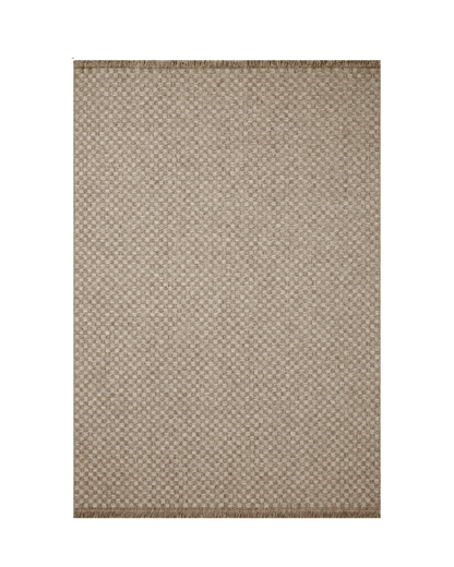 Dawn Natural Check Rug - LC Design Co. Shoppe