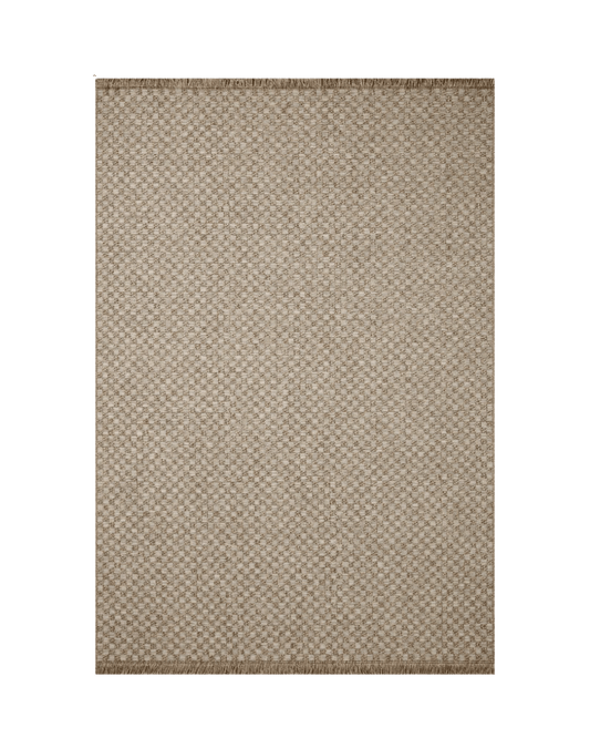Dawn Natural Check Rug - LC Design Co. Shoppe