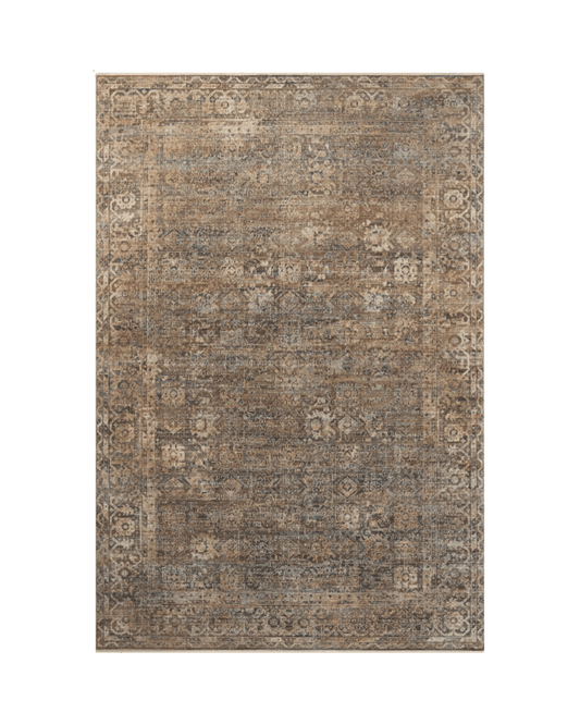 Heritage Mocha/Denim Rug - LC Design Co. Shoppe