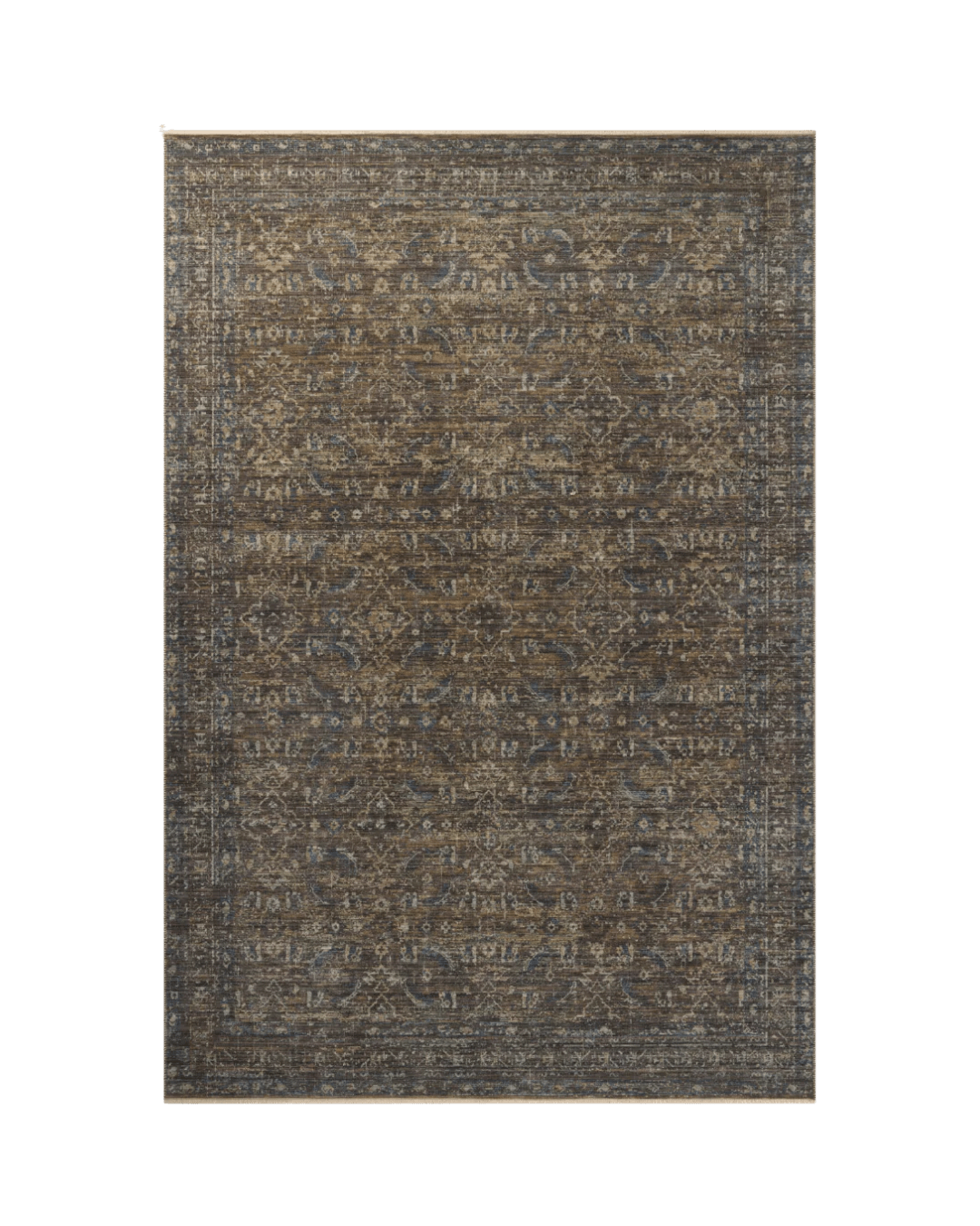 Heritage Lagoon/Tobacco Rug - LC Design Co. Shoppe