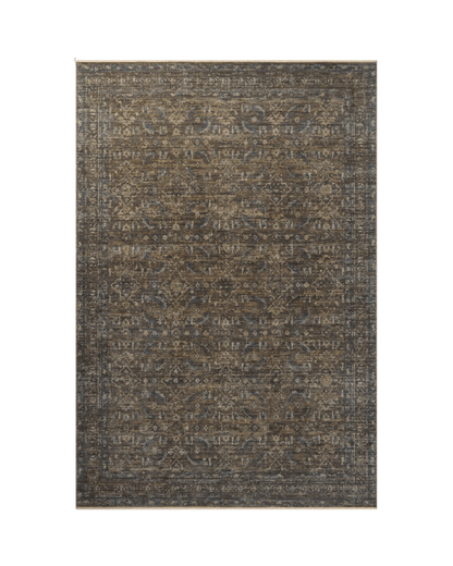 Heritage Lagoon/Tobacco Rug - LC Design Co. Shoppe