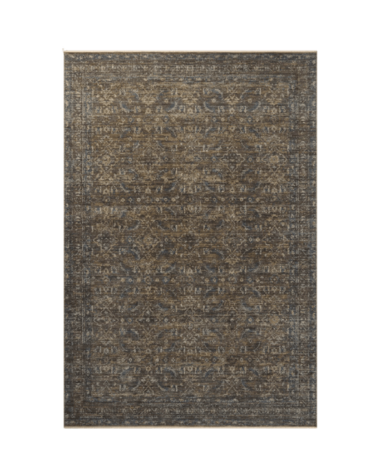 Heritage Lagoon/Tobacco Rug - LC Design Co. Shoppe
