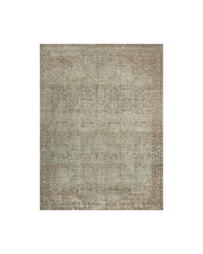 Cambria Aqua/Natural Rug - LC Design Co. Shoppe