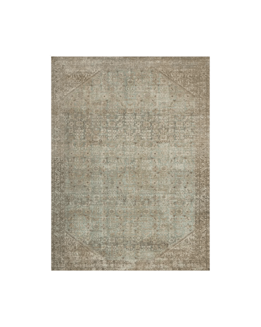 Cambria Aqua/Natural Rug - LC Design Co. Shoppe