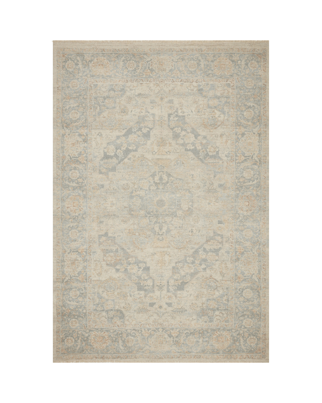 Priya Bone/Bluestone Rug - LC Design Co. Shoppe