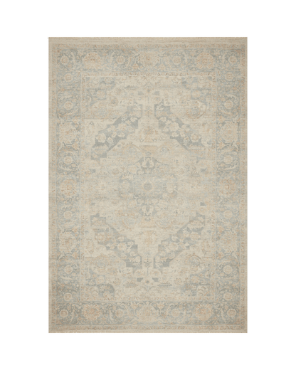 Priya Bone/Bluestone Rug - LC Design Co. Shoppe