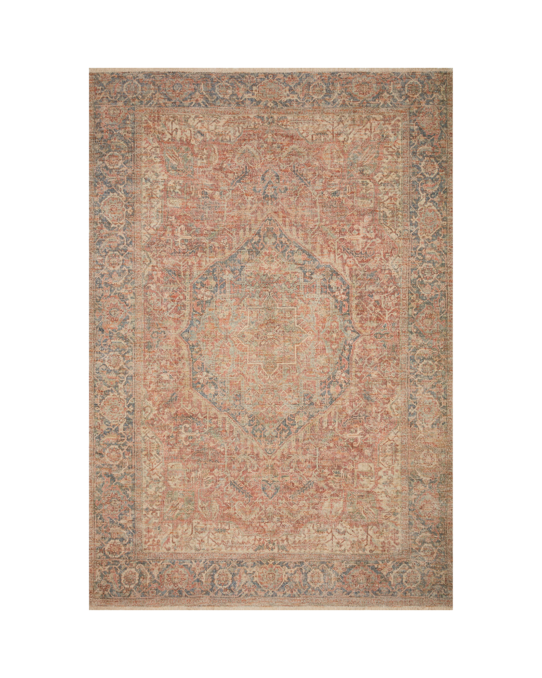 Priya Brick/Navy Rug