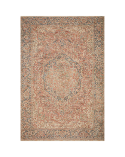 Priya Brick/Navy Rug
