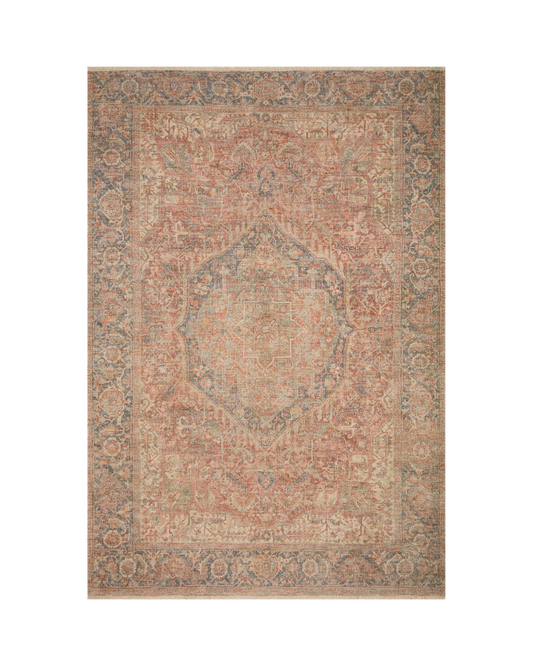 Priya Brick/Navy Rug