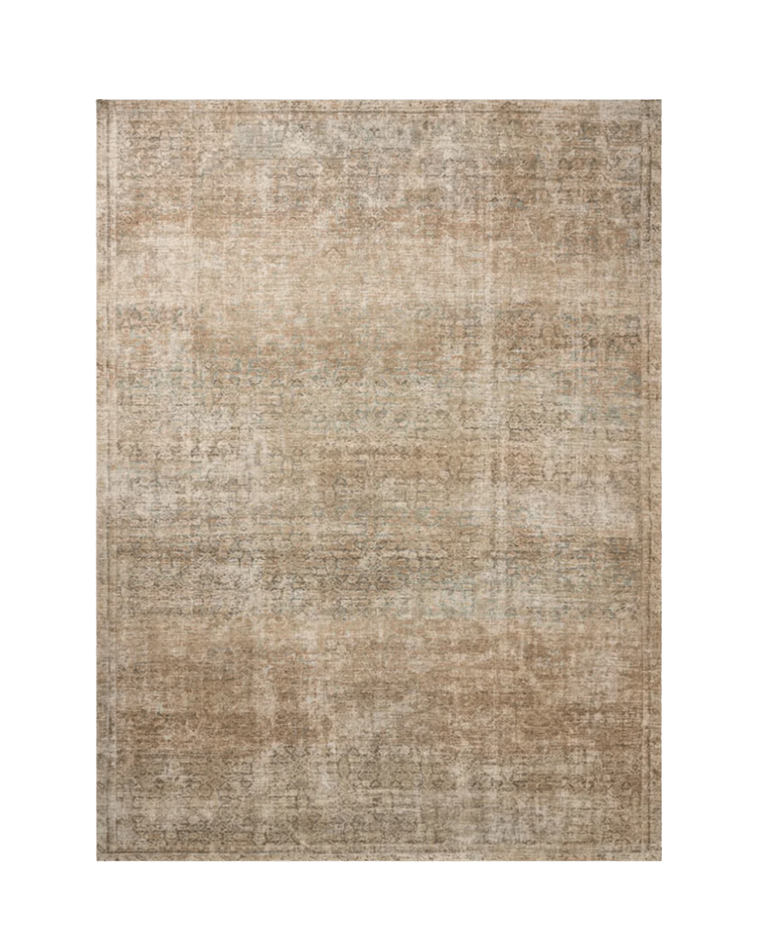 Cambria Ocean/Brick Rug - LC Design Co. Shoppe