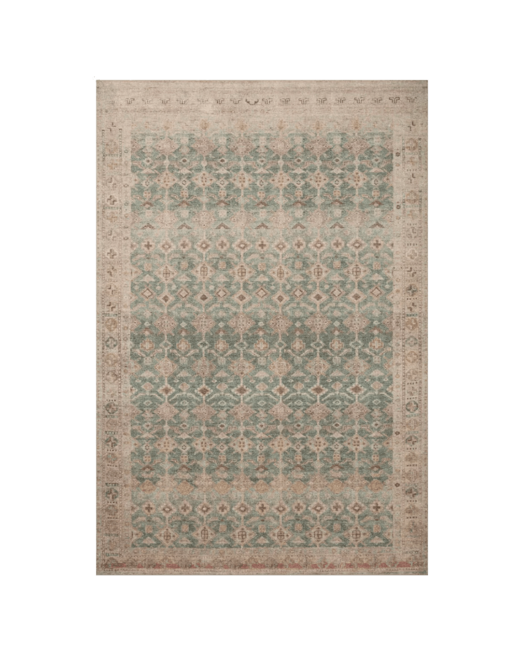 Aubrey Aqua/Sand Rug - LC Design Co. Shoppe