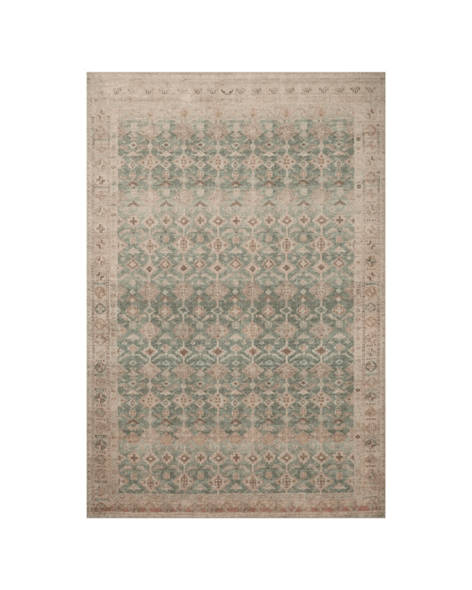 Aubrey Aqua/Sand Rug - LC Design Co. Shoppe