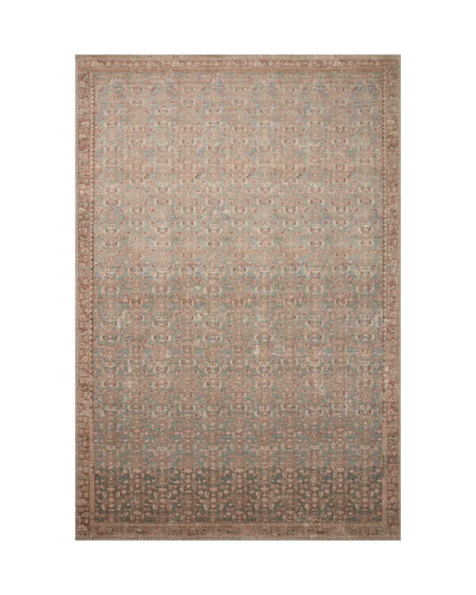 Aubrey Blue/Terracotta Rug
